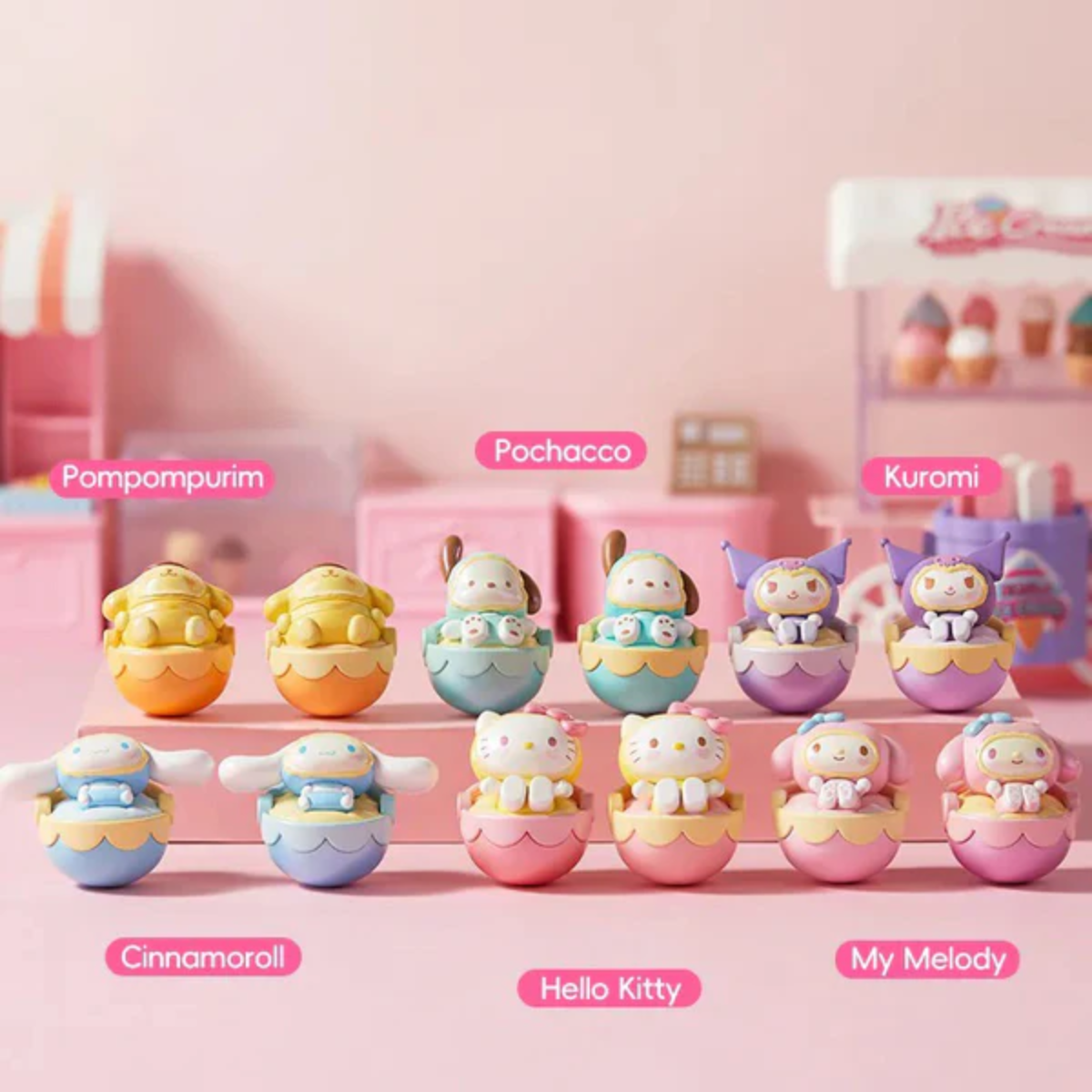 Sanrio Characters Cradle Tumbler Mini Cuteness Series-Single Box (Random)-Moetch-Ace Cards &amp; Collectibles