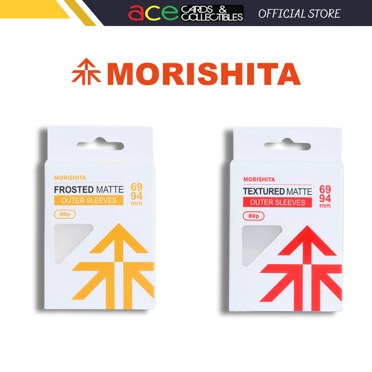 Morishita Frosted/Textured Matte Outer Sleeves-Frosted-Morishita-Ace Cards & Collectibles