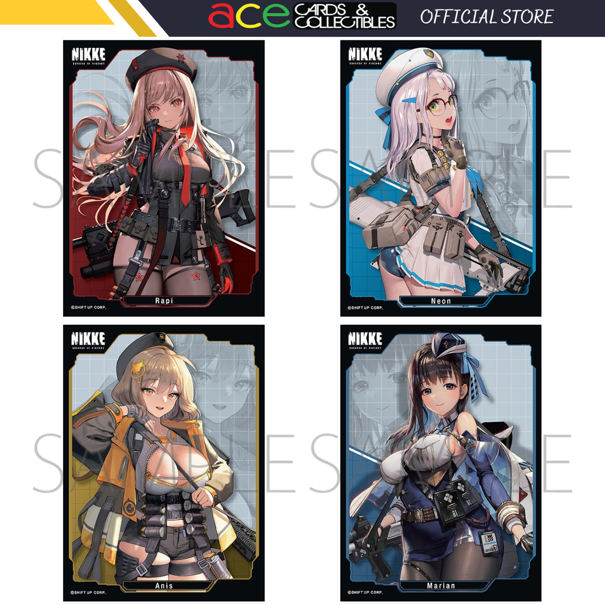 Movic Chara Sleeve Matte Series -Goddess Of Victory: Nikke- Series-Rapi-Movic-Ace Cards & Collectibles