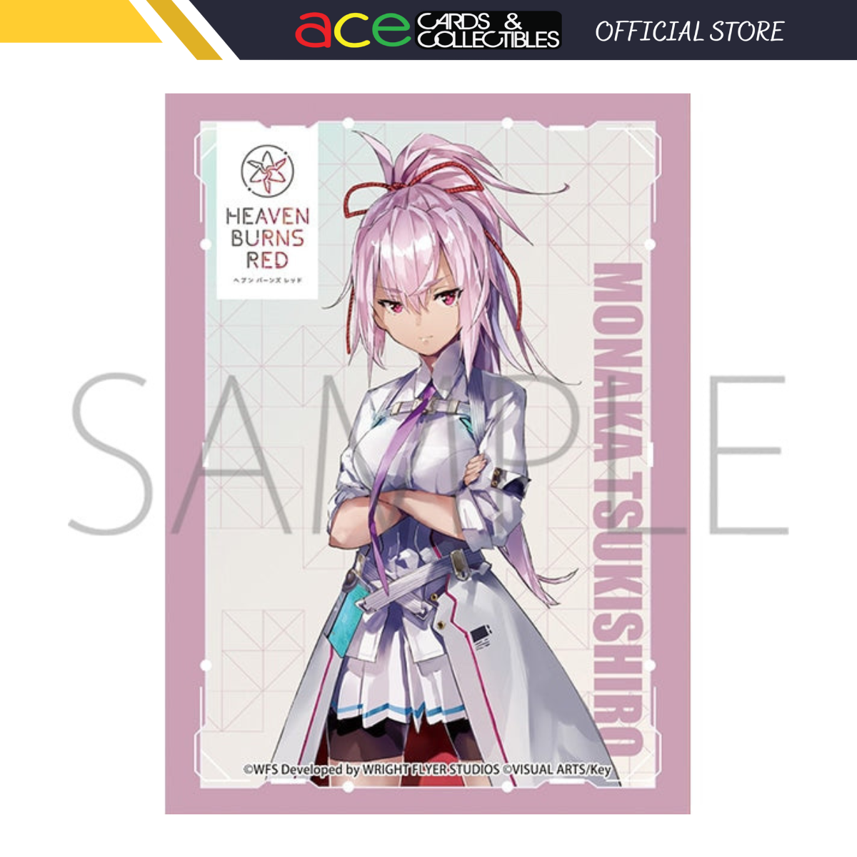 Movic x Heaven Burns Red Chara Sleeve Collection Matte Series - [MT1494] "Monaka Tsukishiro"-Movic-Ace Cards & Collectibles