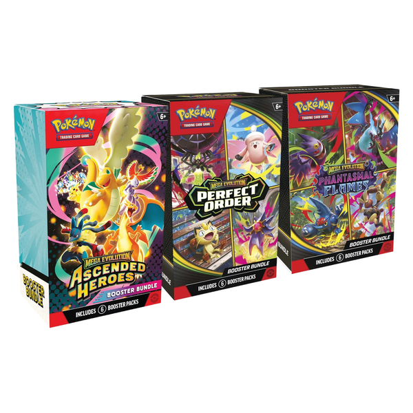 Pokemon TCG: Booster Bundle [Perfect Order ME03/Ascended Heroes ME2.5 /Phantasmal Flame ME02]