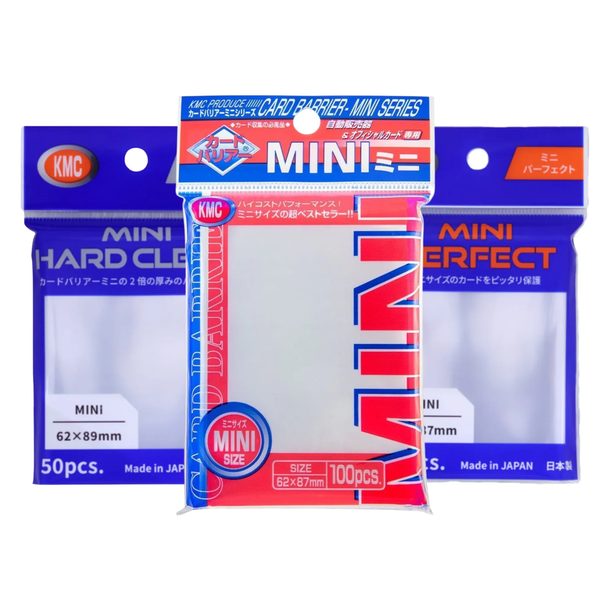 KMC Sleeve Clear Mini Size [Perfect Fit/Hard Clear/Soft Clear] (Japanese Size )