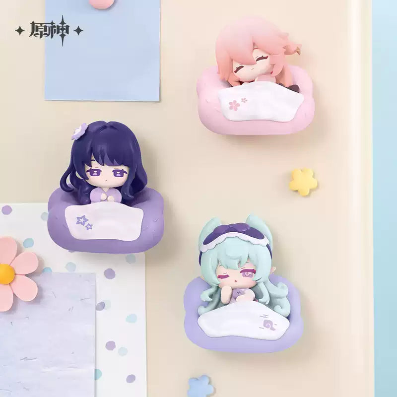 miHoYo Genshin Impact "Cloud Pillow Reverie” Series Chibi Fridge Magnet Blind Box