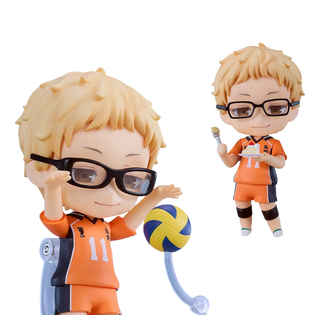 Haikyu!! Nendoroid "Kei Tsukishima: The New Karasuno Ver."-Deposit Payment-Orange Rouge-Ace Cards & Collectibles
