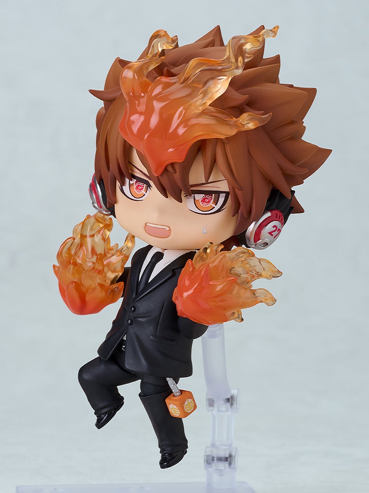 Katekyo Hitman REBORN! Nendoroid " Tsunayoshi Sawada: Black Suit Ver."-Orange Rouge-Ace Cards & Collectibles