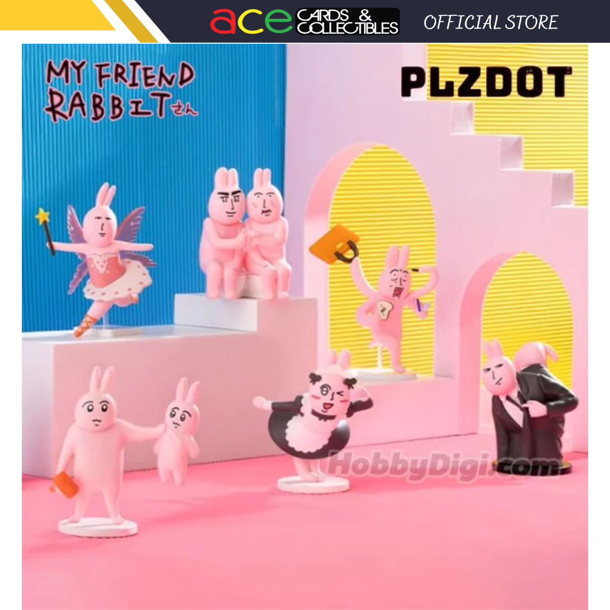 PLZDOT My friend Rabbit Series-Single Box (Random)-PLZDOT-Ace Cards &amp; Collectibles