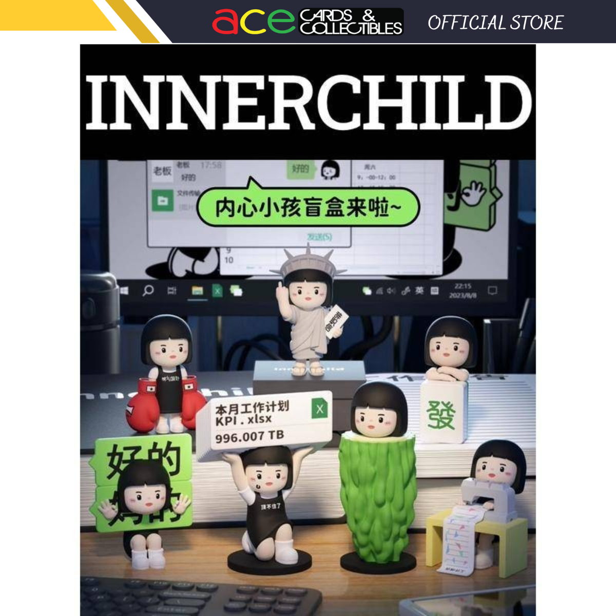 PLZDOT x Inner Child Workplace Status Illustrated Blind Box-Single Box (Random)-PLZDOT-Ace Cards &amp; Collectibles