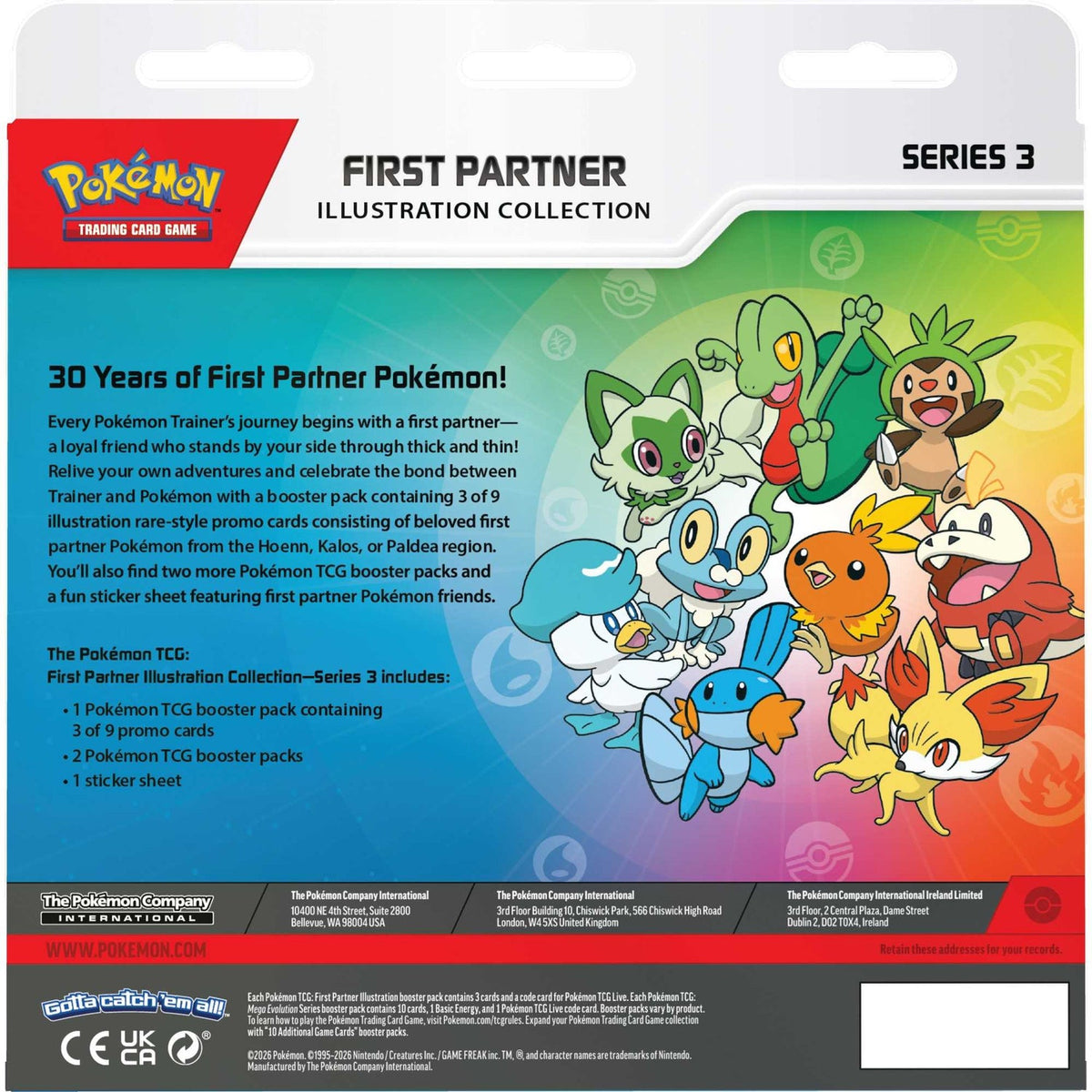 Pokemon TCG: First Partner Illustration Collection "Series 3"