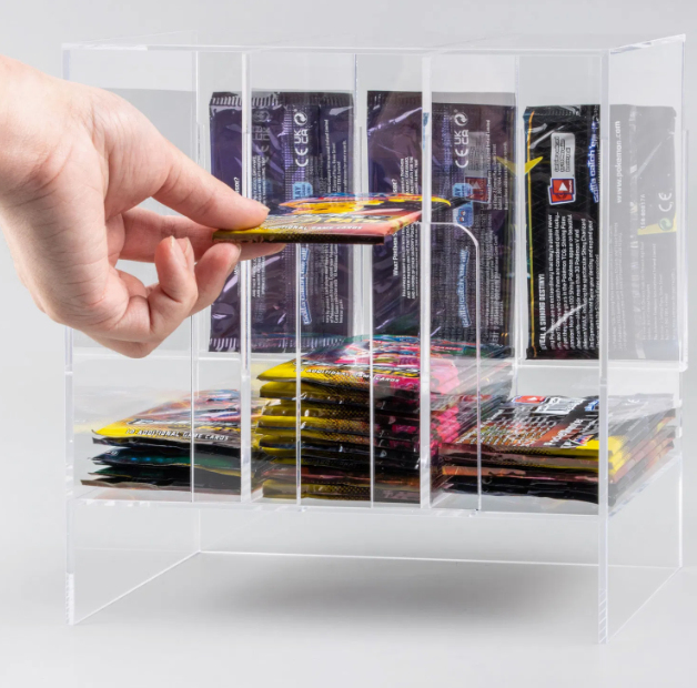 PYP 3-Slot Booster Pack Dispenser Acrylic Case-PYP-Ace Cards & Collectibles