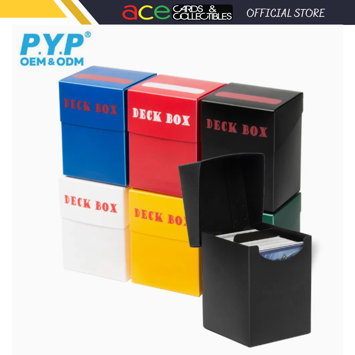 PYP Deck Holder 100+-Black-PYP-Ace Cards & Collectibles