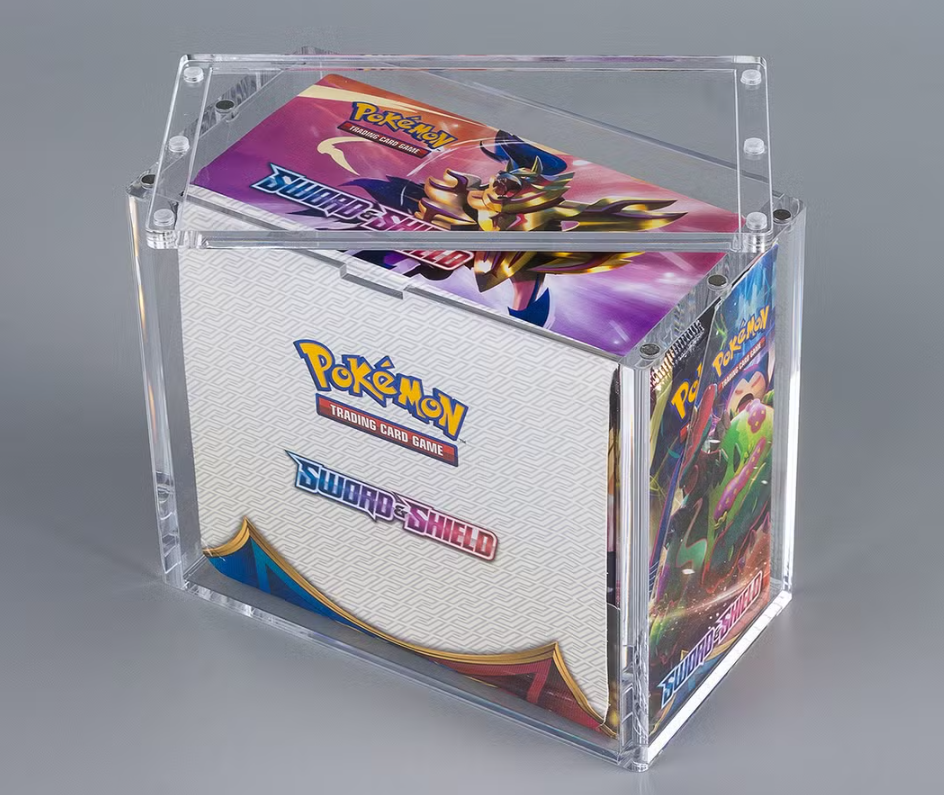 PYP Pokemon Booster Box Acrylic Display Case - Top Magnetic Lid-PYP-Ace Cards & Collectibles