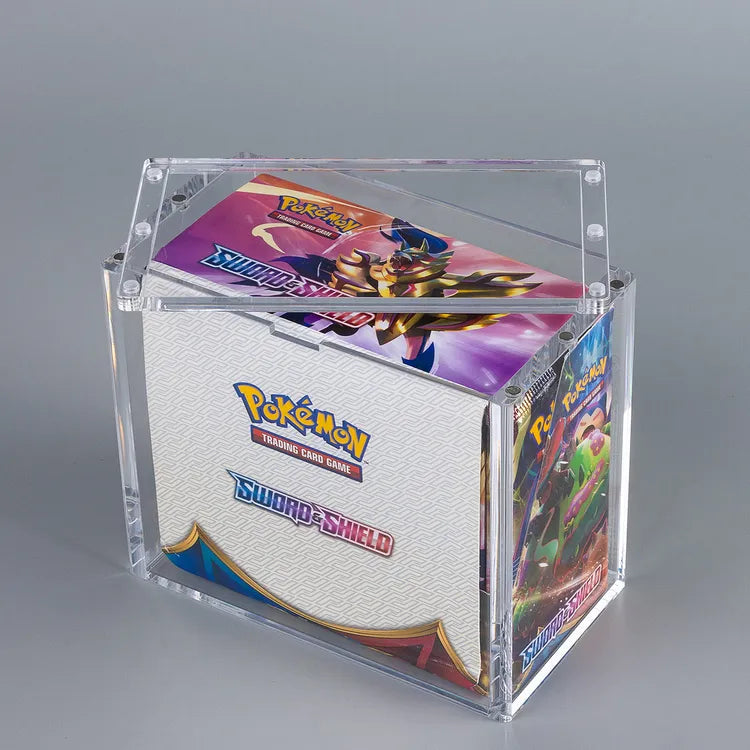 PYP Pokemon Booster Box and Elite Trainer Box Acrylic Display Case - Top Magnetic Lid-Booster Display Case-PYP-Ace Cards & Collectibles