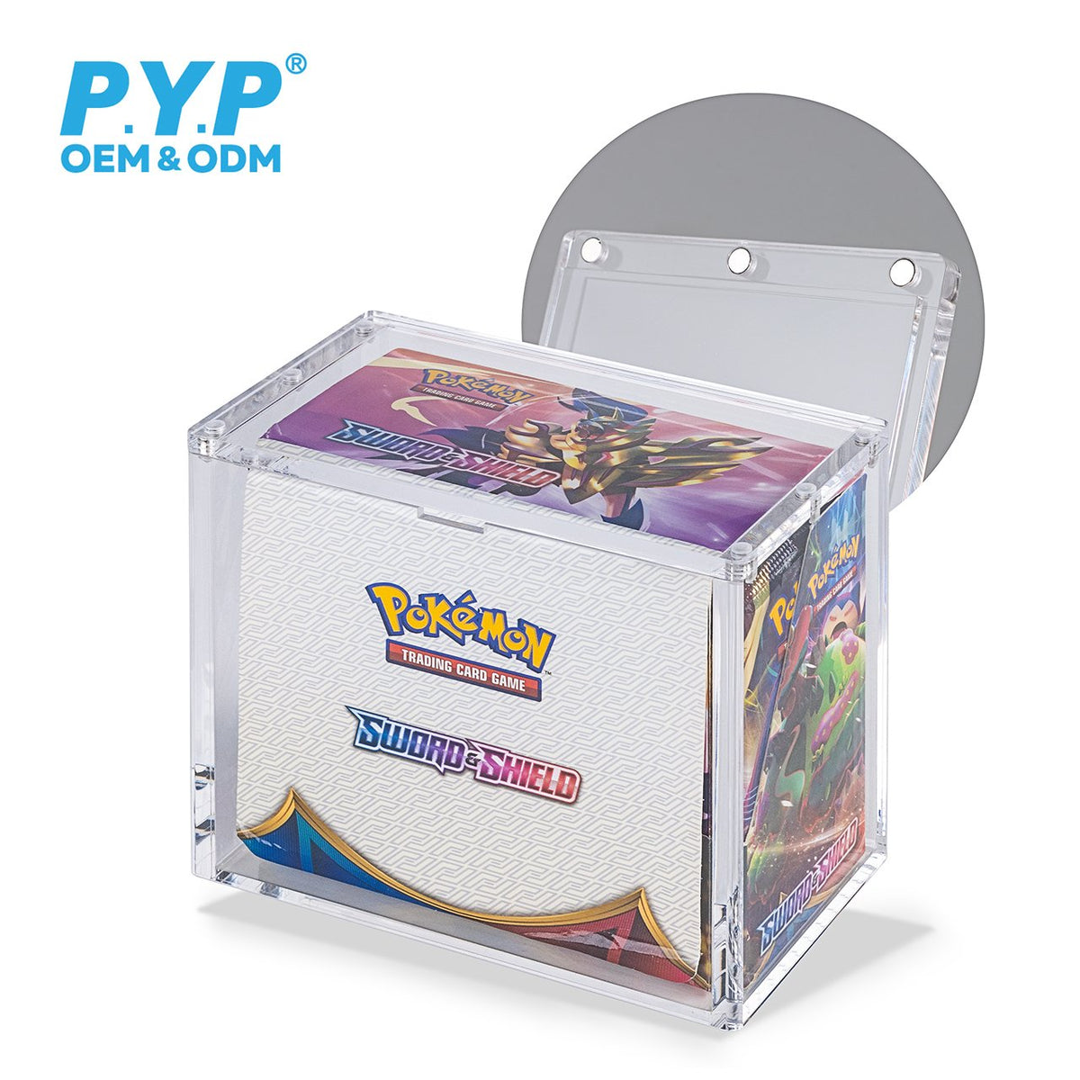 PYP Pokemon Booster Box and Elite Trainer Box Acrylic Display Case - Top Magnetic Lid-ETB DIsplay Case-PYP-Ace Cards & Collectibles