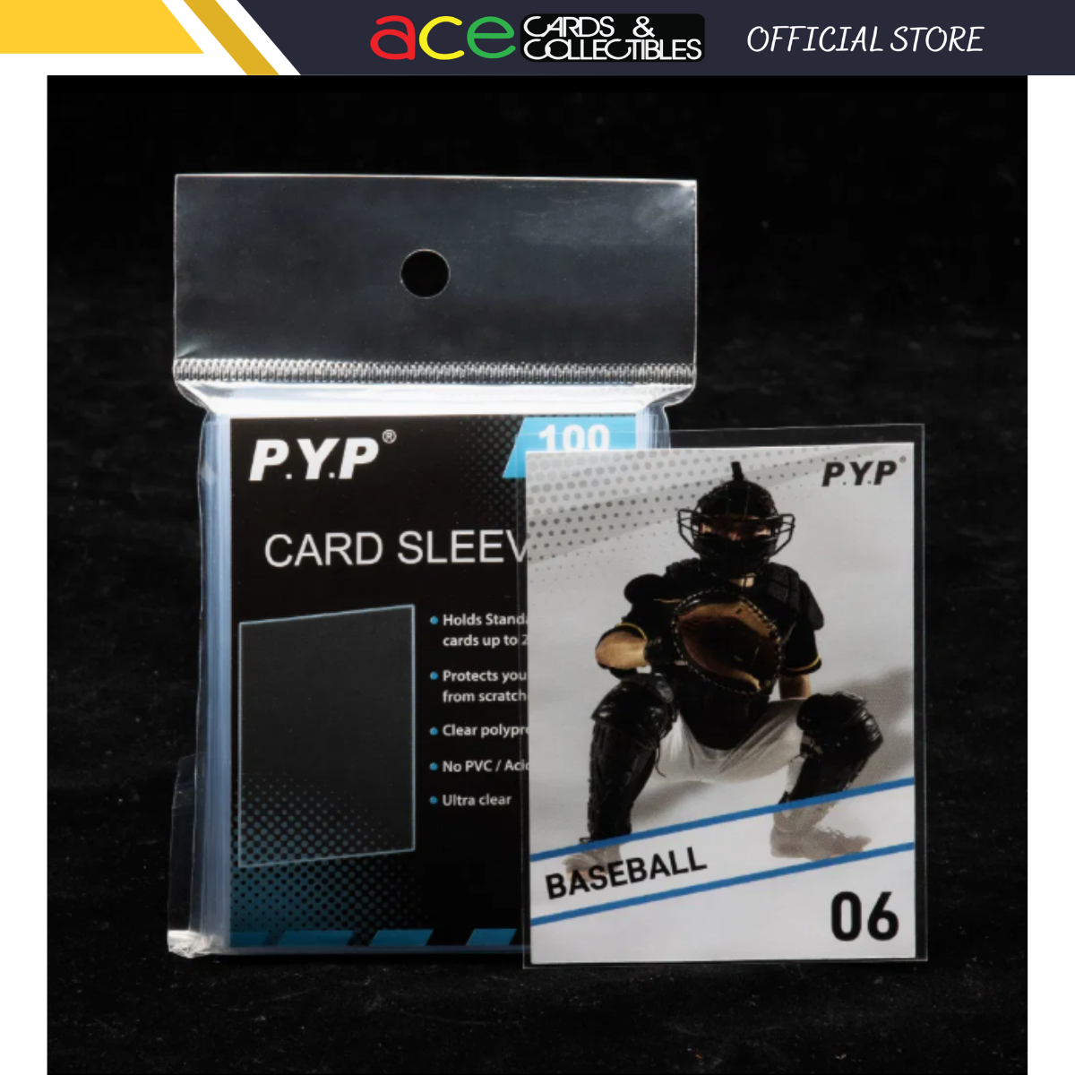 PYP Trading Card Sleeves 67 x 92mm (Penny Sleeve)-PYP-Ace Cards & Collectibles