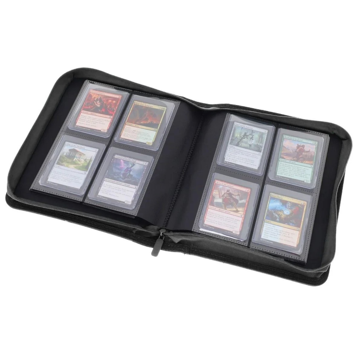 PYP Zip Folio 4-Pocket Toploader PU Leather Card Binder-PYP-Ace Cards & Collectibles