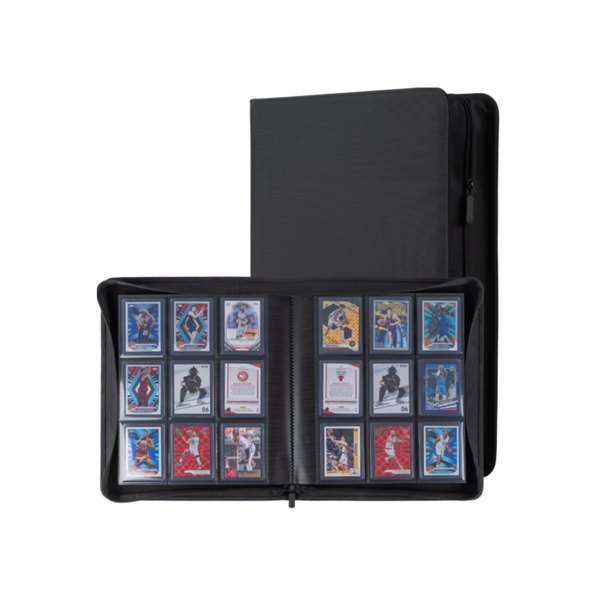 PYP Zip Folio 9-Pocket Toploader PU Leather Card Binder-PYP-Ace Cards & Collectibles