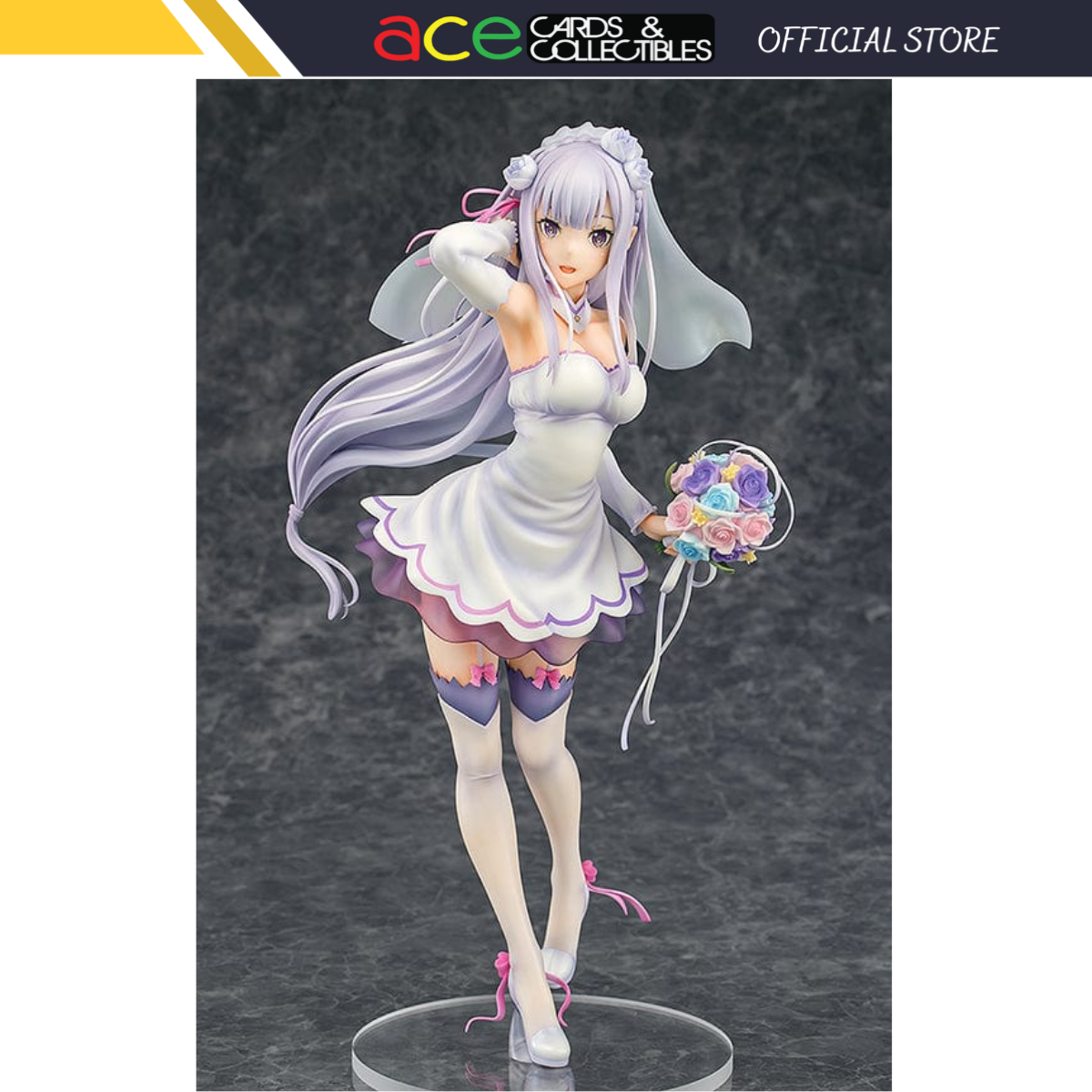 Re:Zero -Starting Life in Another World- &quot;Emilia&quot; Wedding Ver. (Re-run)-Phat Company-Ace Cards &amp; Collectibles