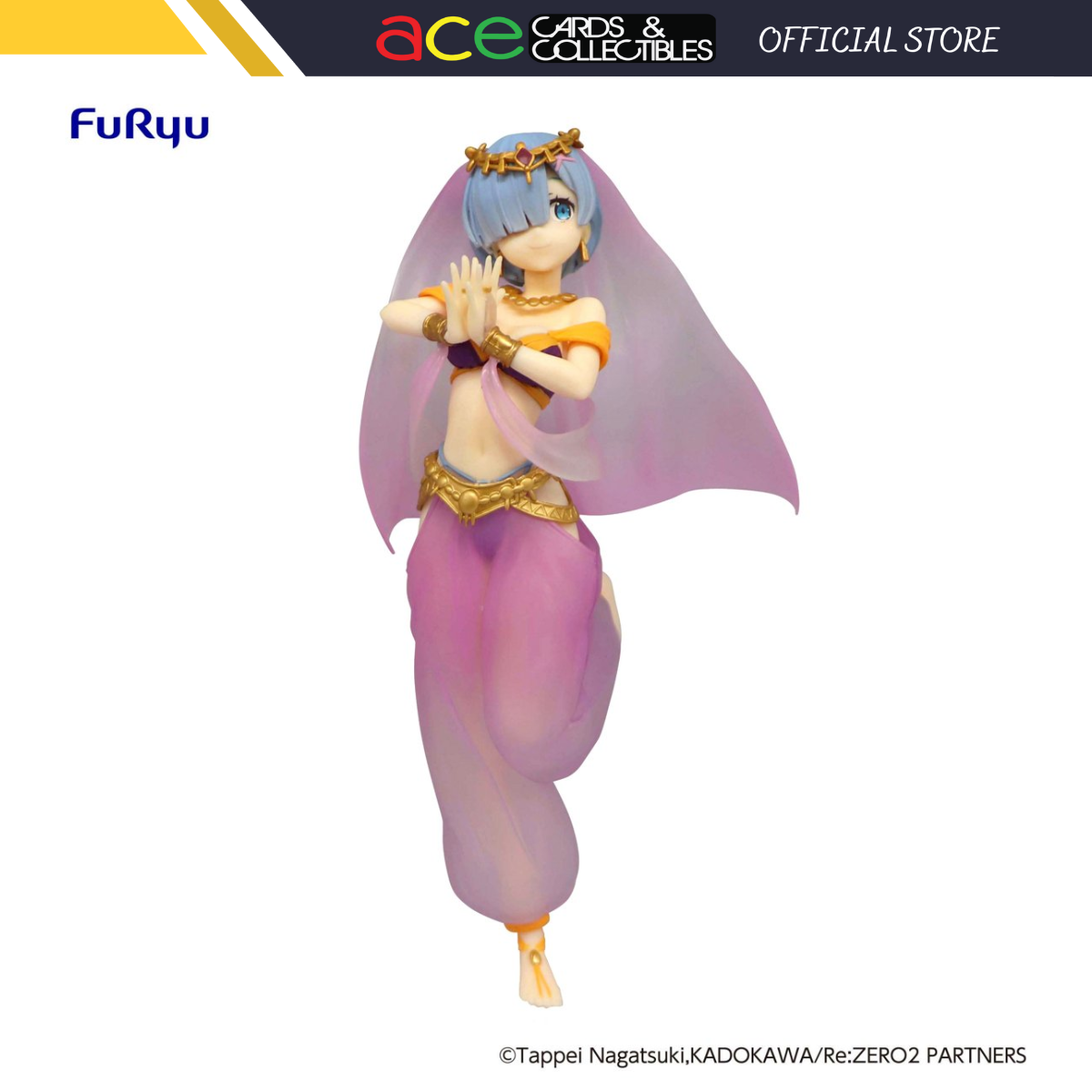 Re: Zero Starting Life In Another World SSS Figure &quot;Rem&quot; (Arabian Nights/Another Color Ver.)-Plum-Ace Cards &amp; Collectibles