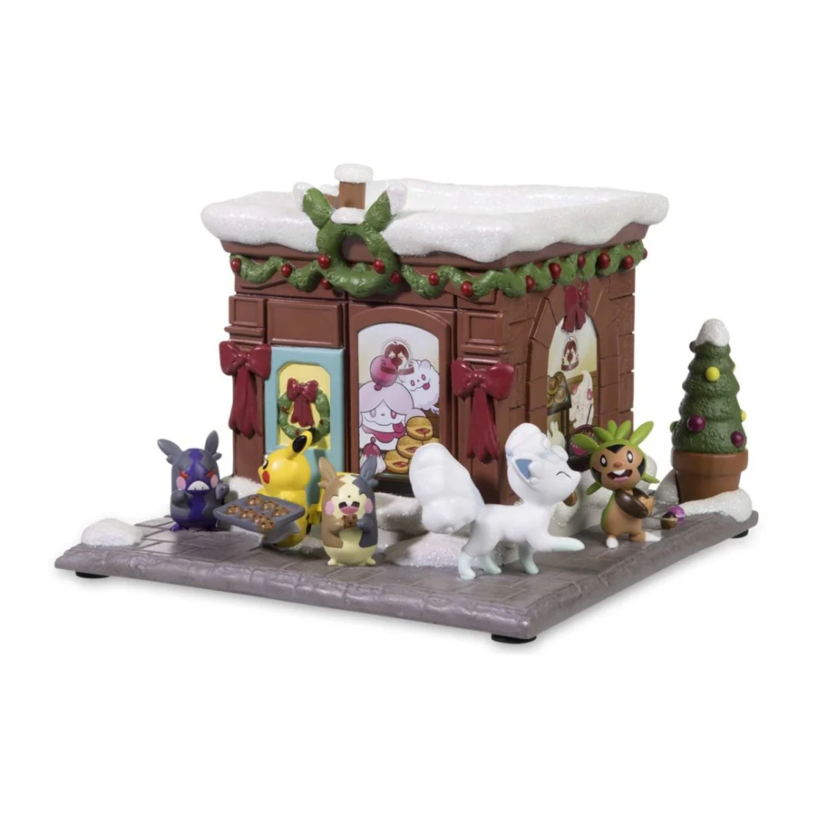 Bounsweet & Steenee Bakery Holiday Pokémon Village Figure-Pokemon Centre-Ace Cards & Collectibles