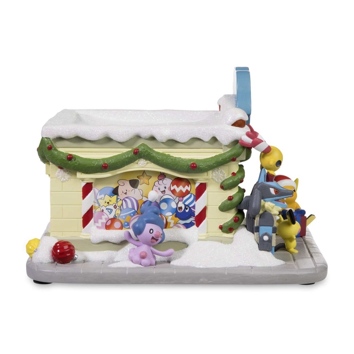 Drampa Toy Shop Holiday Pokémon Village Figure-Pokemon Centre-Ace Cards &amp; Collectibles