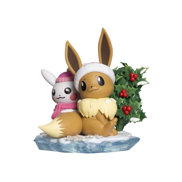 Eevee Winter Celebrations of Seasons Figure-Pokemon Centre-Ace Cards & Collectibles
