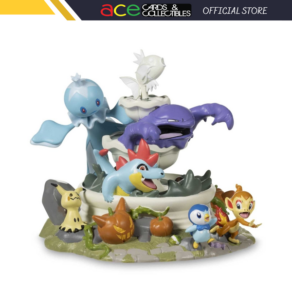 Haunted Pokémon Village: Frillish Frightening Fountain Figure-Pokemon Centre-Ace Cards & Collectibles