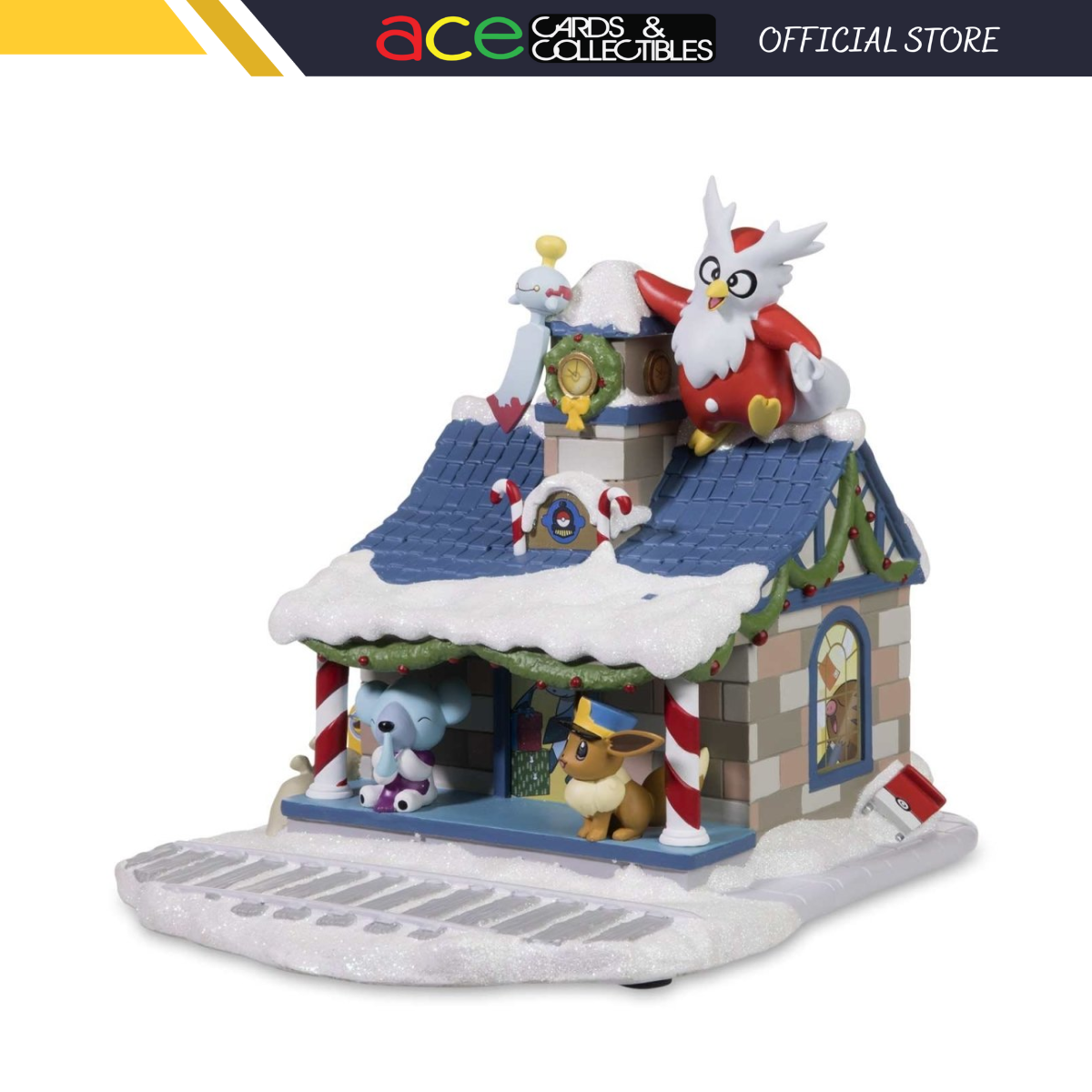 Holiday Station Arrivals Holiday Pokémon Village Figure-Pokemon Centre-Ace Cards & Collectibles