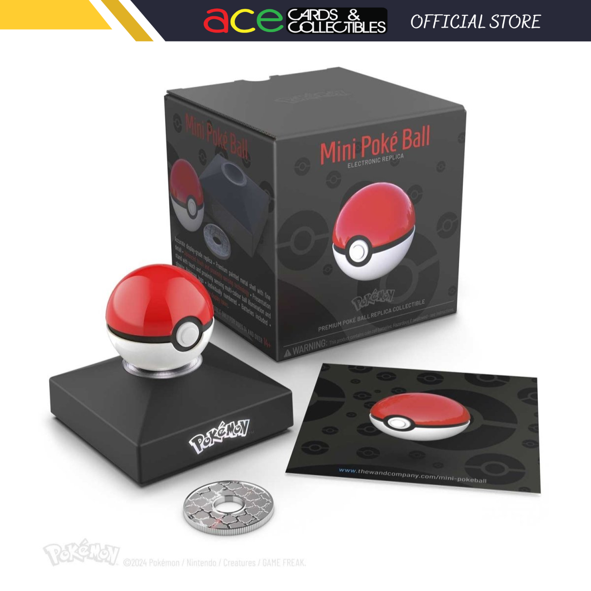 Mini Poké Ball by The Wand Company-Pokemon Centre-Ace Cards & Collectibles
