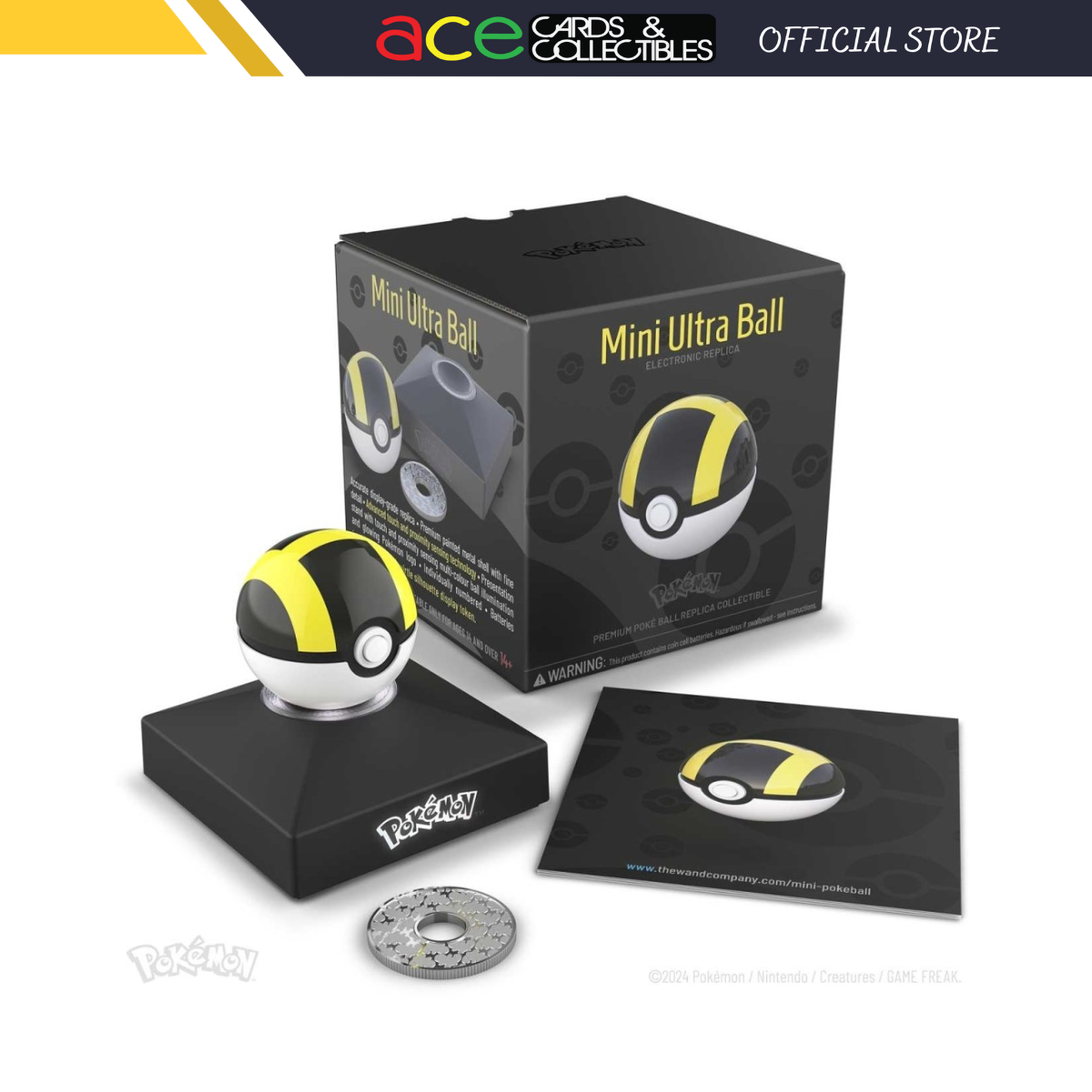 Mini Ultra Ball by The Wand Company-Pokemon Centre-Ace Cards &amp; Collectibles