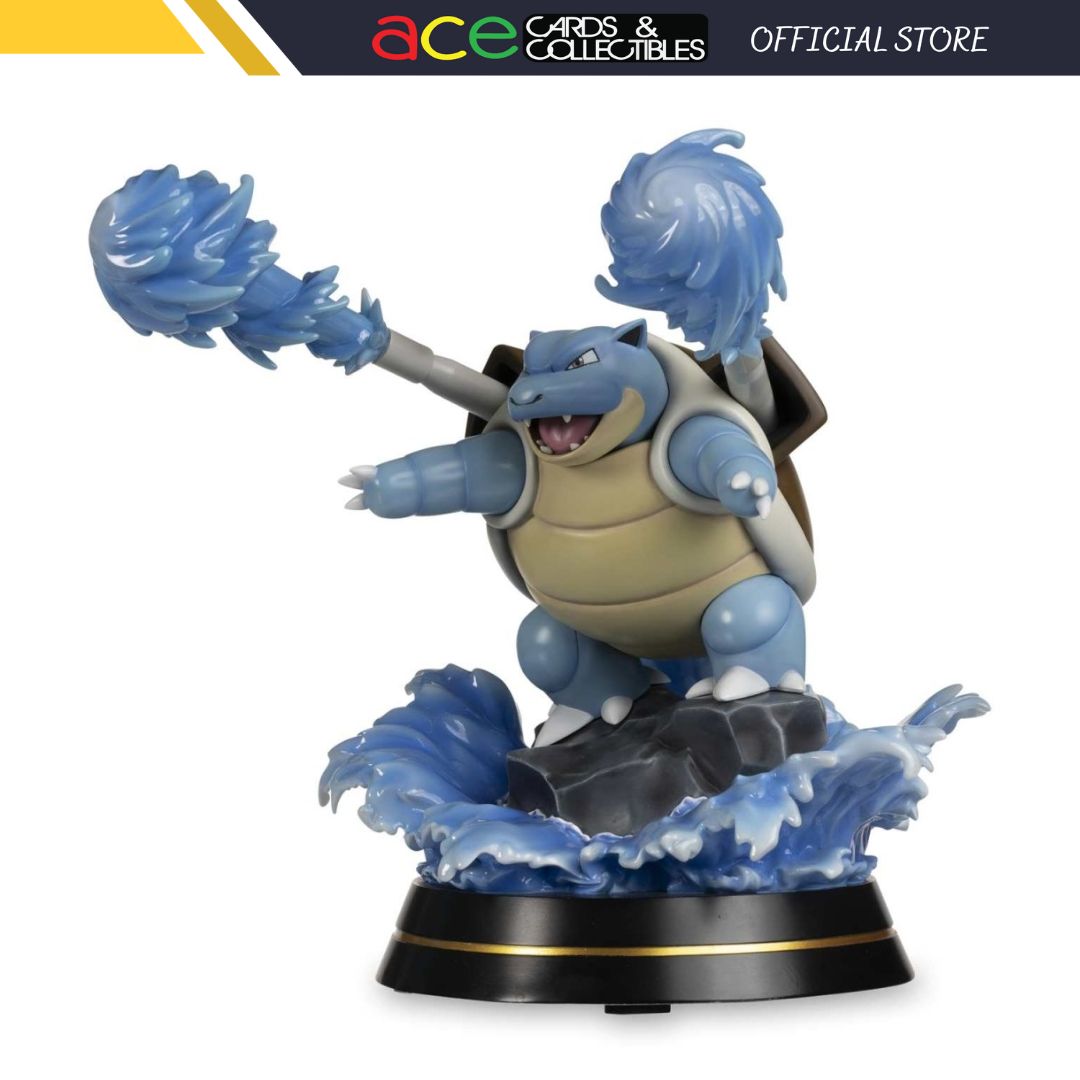Pokemon Center Blastoise Drenching Waters Figure by First 4 Figures-Pokemon Centre-Ace Cards & Collectibles