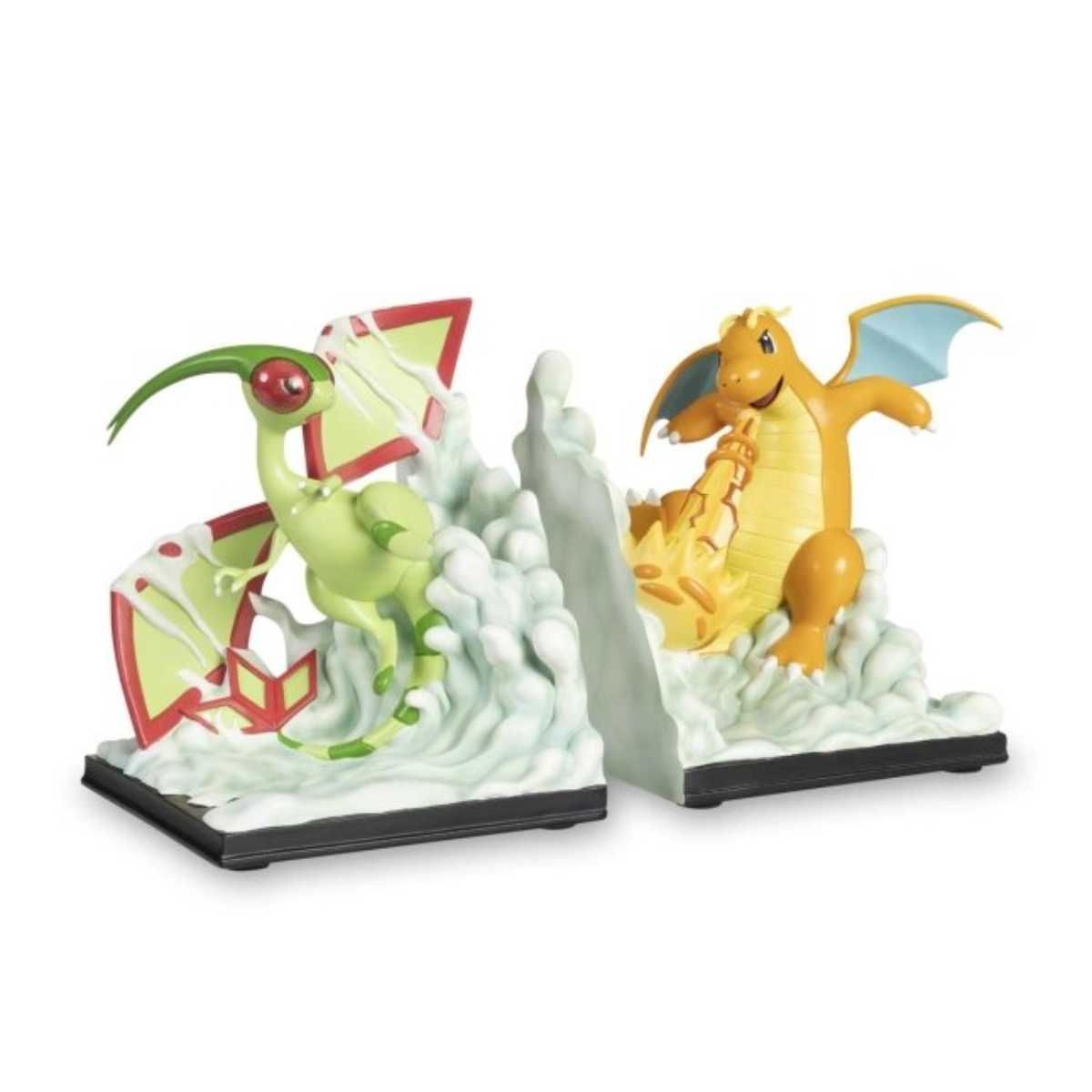 Pokemon Center Clashing Dragons Bookends "Dragonite & Flygon" (2 Pieces)-Pokemon Centre-Ace Cards & Collectibles