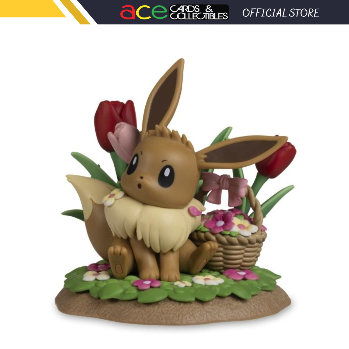 Pokémon Center Eevee Spring Figure Celebrations of Seasons-Pokemon Centre-Ace Cards &amp; Collectibles