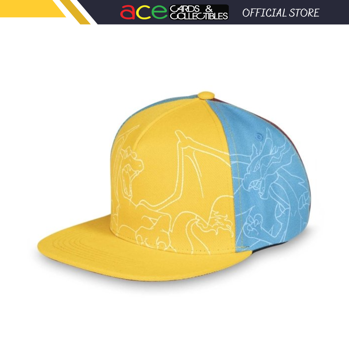 Pokémon Center Forms of Charizard Flat-Bill Hat (Adult Size)-Pokemon Centre-Ace Cards &amp; Collectibles