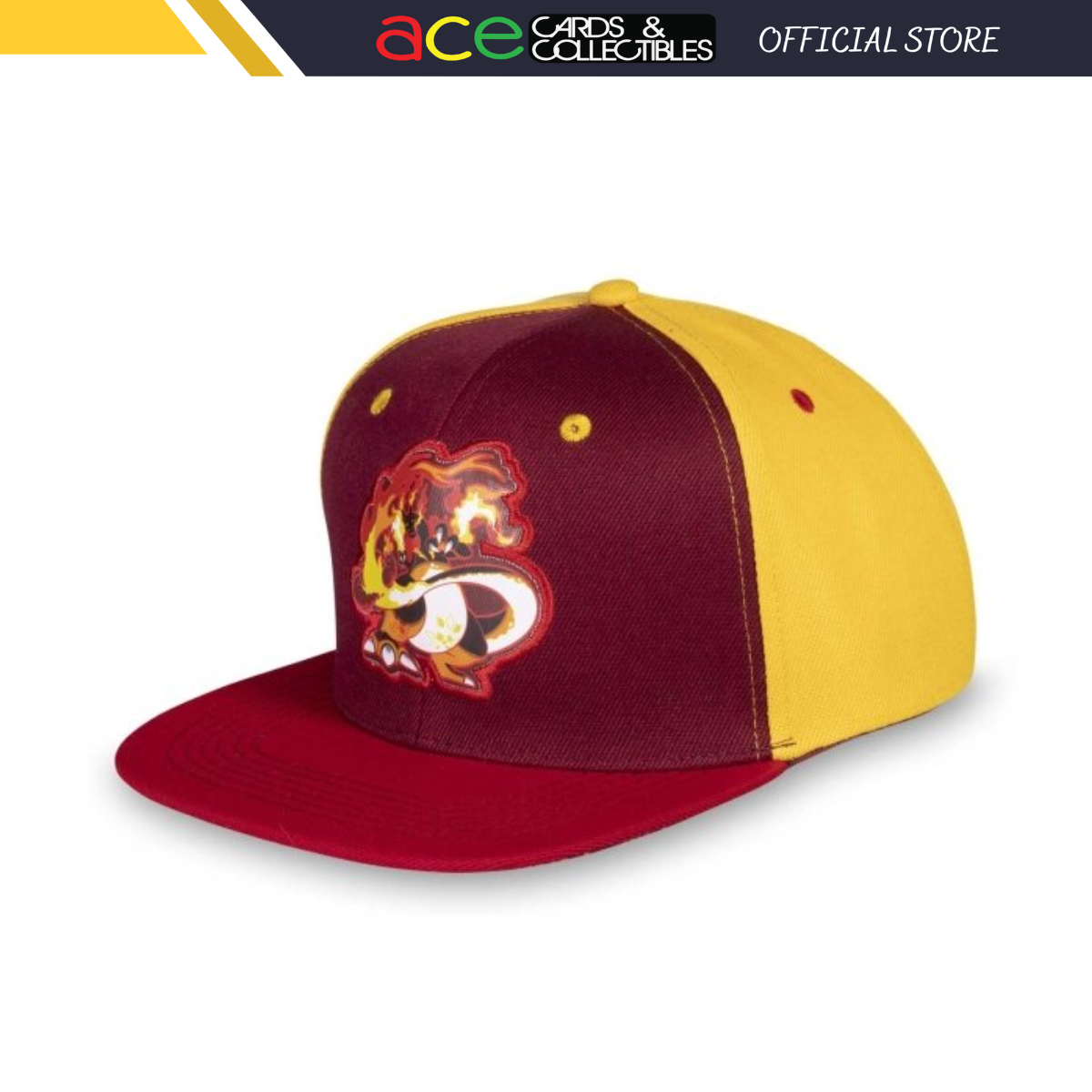 Pokémon Center Gigantamax Charizard Red & Orange Flat-Bill Hat (Adult Size)-Pokemon Centre-Ace Cards & Collectibles