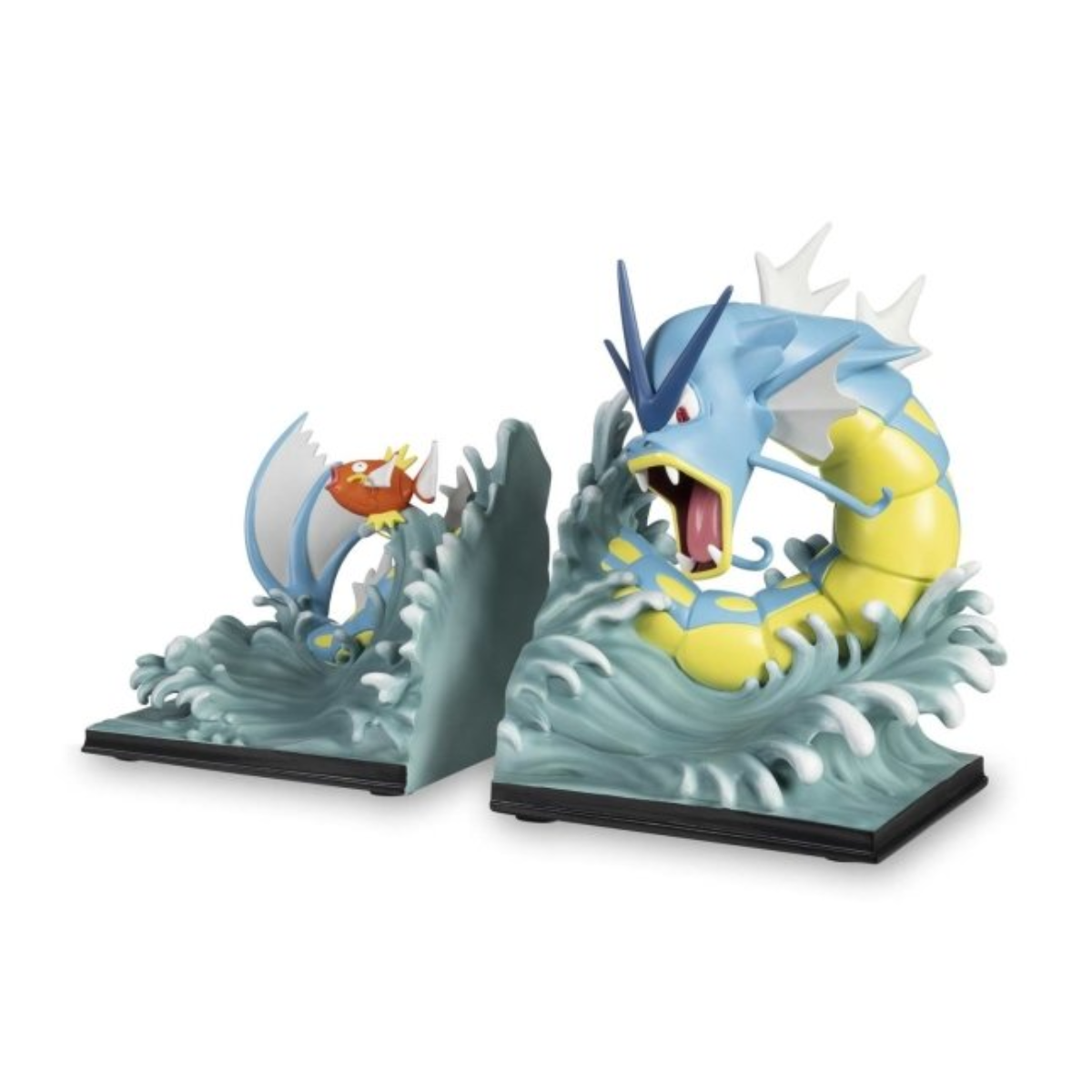 Pokemon Center Magikarp & Gyarados Waves Bookends (2 Pieces)-Pokemon Centre-Ace Cards & Collectibles