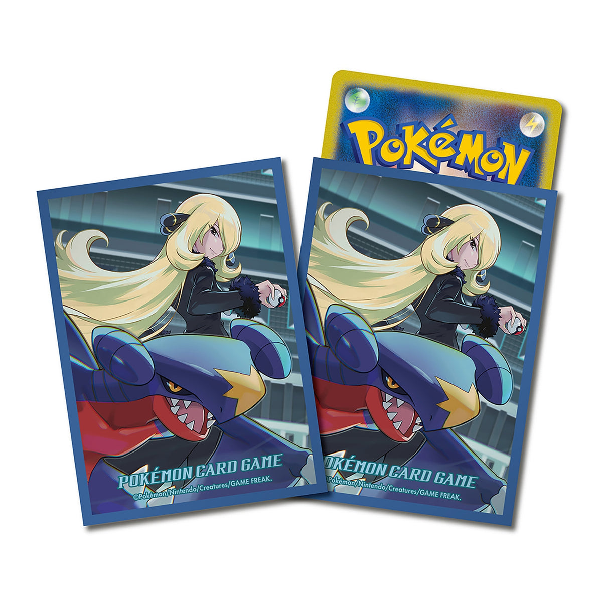 Pokemon Center Official Card Sleeves Series - Multiple Designs-Cynthia & Garchomp-Pokemon Centre-Ace Cards & Collectibles