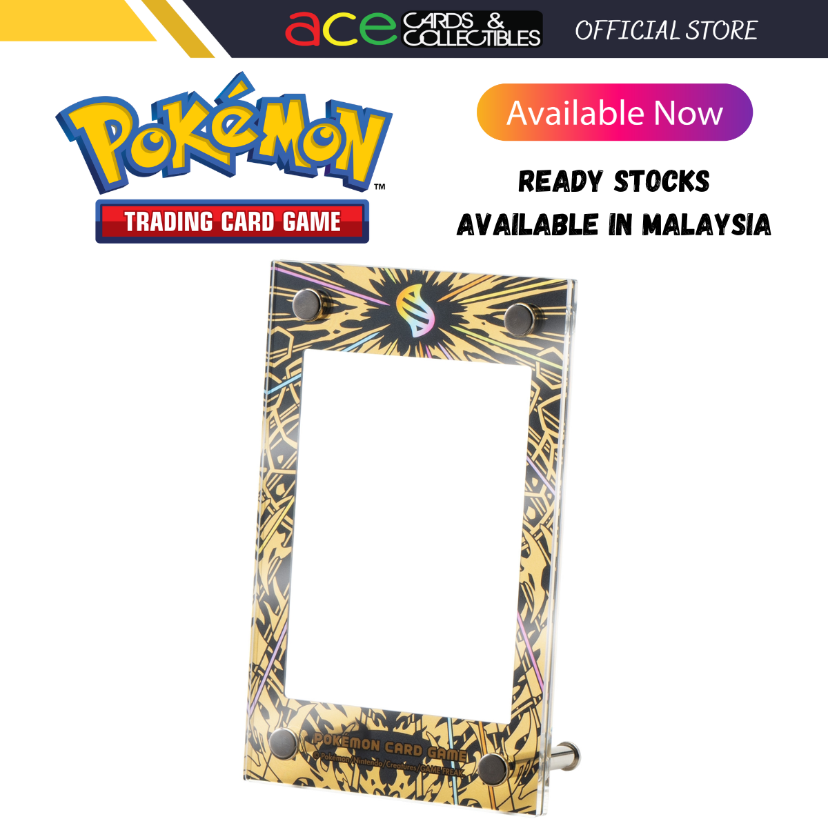 Pokemon Center Official Display Frame Mega Evolution-Pokemon Centre-Ace Cards & Collectibles