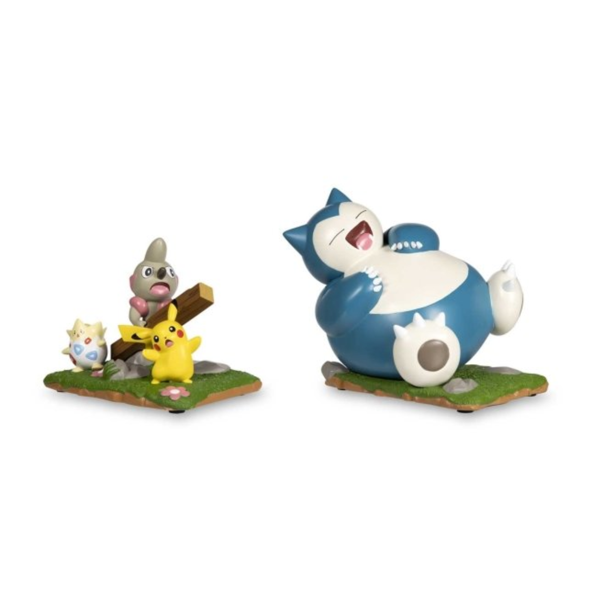 Pokemon Center Slumbering Snorlax Bookends (2 Pieces)-Pokemon Centre-Ace Cards &amp; Collectibles