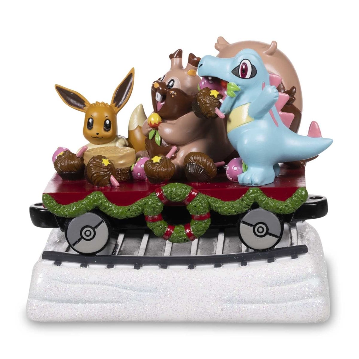 Pokémon Delibird Holiday Express: Sweets &amp; Treats Flatcar Figure-Pokemon Centre-Ace Cards &amp; Collectibles