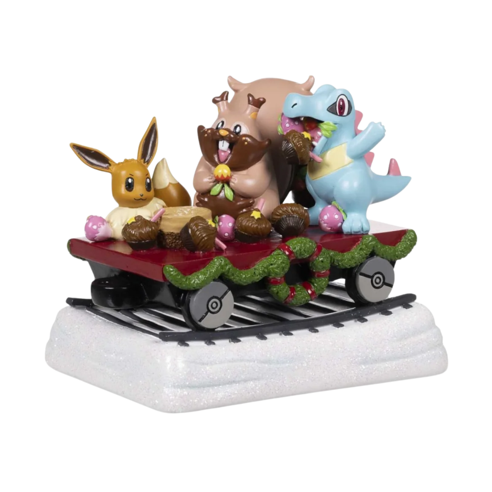 Pokémon Delibird Holiday Express: Sweets & Treats Flatcar Figure-Pokemon Centre-Ace Cards & Collectibles