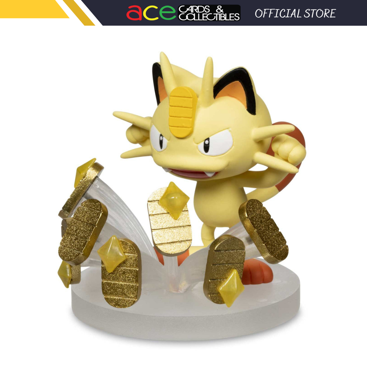 Pokémon Gallery Figure [Pay Day] &quot;Meowth&quot;-Pokemon Centre-Ace Cards &amp; Collectibles