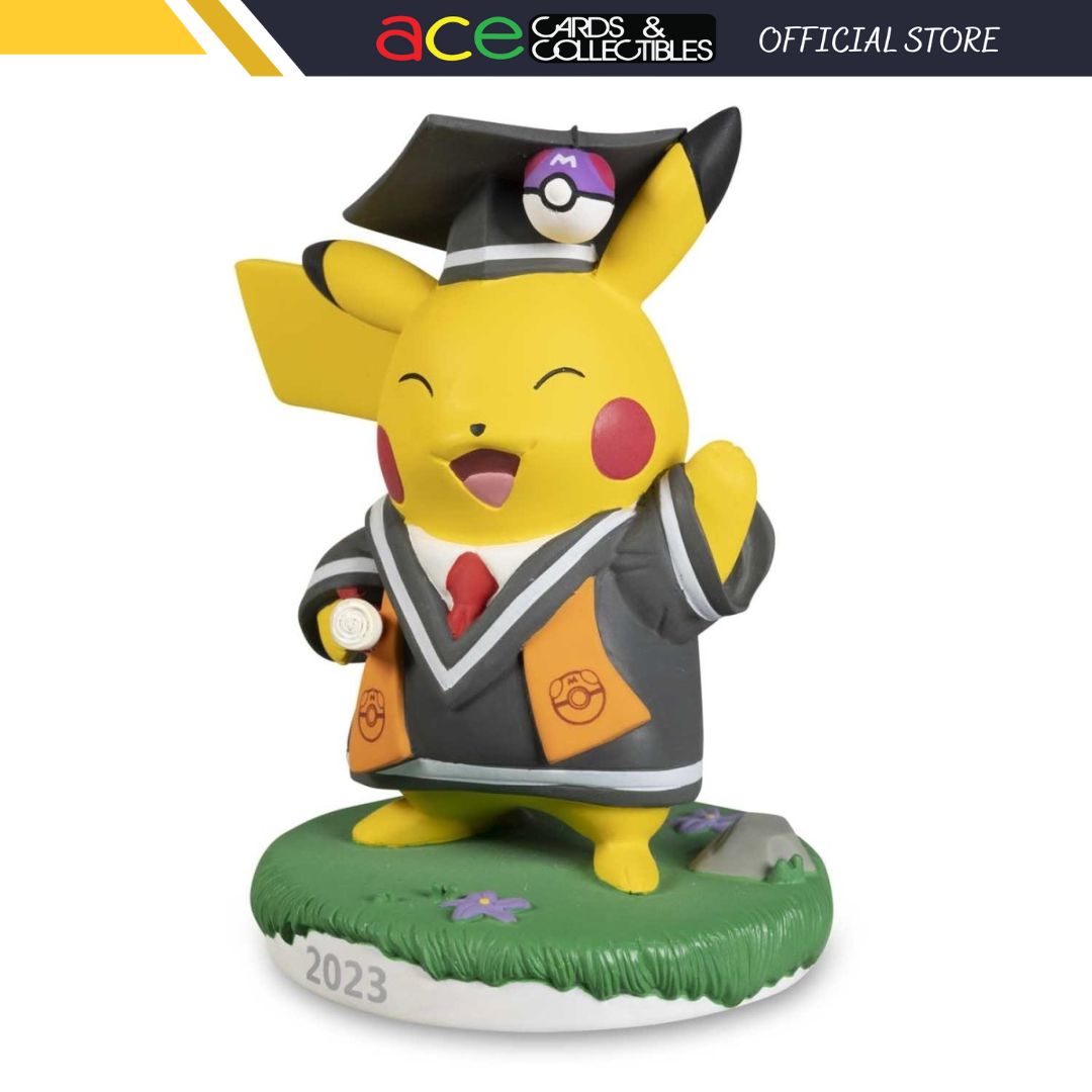 Pokémon Graduation Pikachu 2023: Pikachu (Male) Figure-Pokemon Centre-Ace Cards & Collectibles