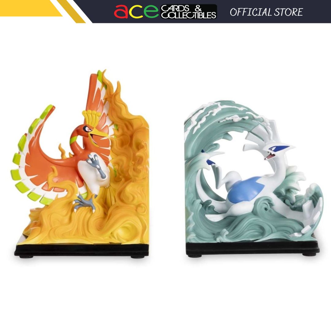 Pokémon Ho-Oh &amp; Lugia Bookends (2-Piece) Figure-Pokemon Centre-Ace Cards &amp; Collectibles