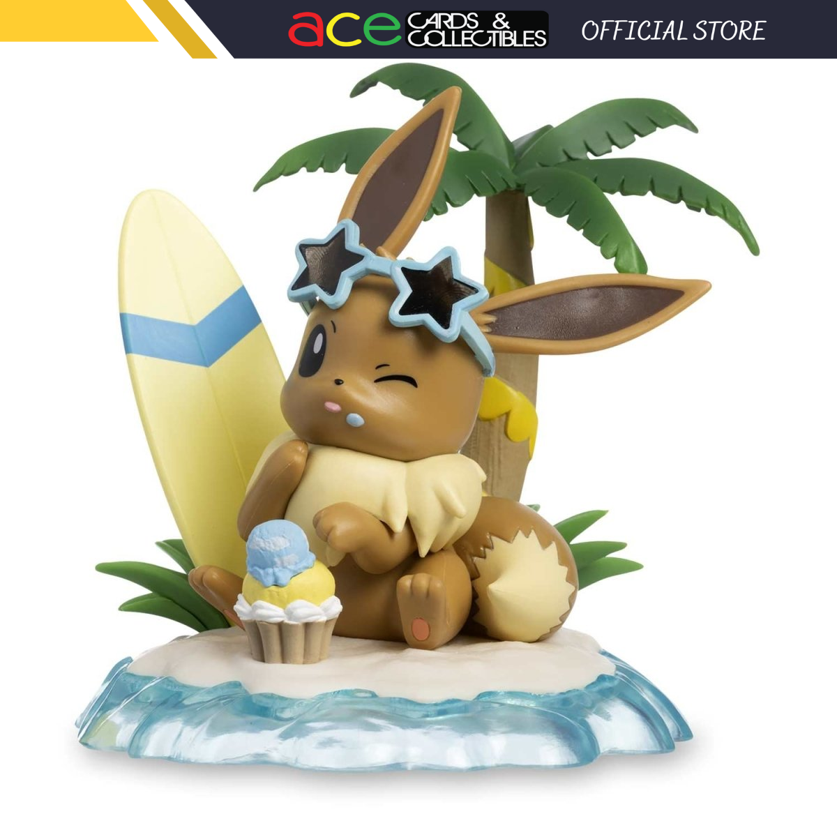 Pokemon Summer Celebrations of Seasons Figure "Eevee"-Pokemon Centre-Ace Cards & Collectibles