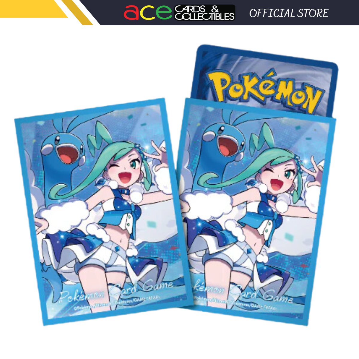 Pokemon TCG Deck Shield Sleeves &quot;Altaria &amp; Lisia&quot;-Pokemon Centre-Ace Cards &amp; Collectibles