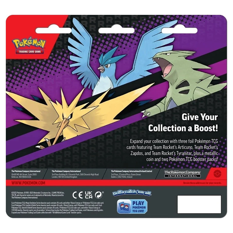 Pokemon TCG: Enhanced 2 Pack Blister (Zapdos/Articuno/Tyrannitar)-Pokemon Centre-Ace Cards & Collectibles