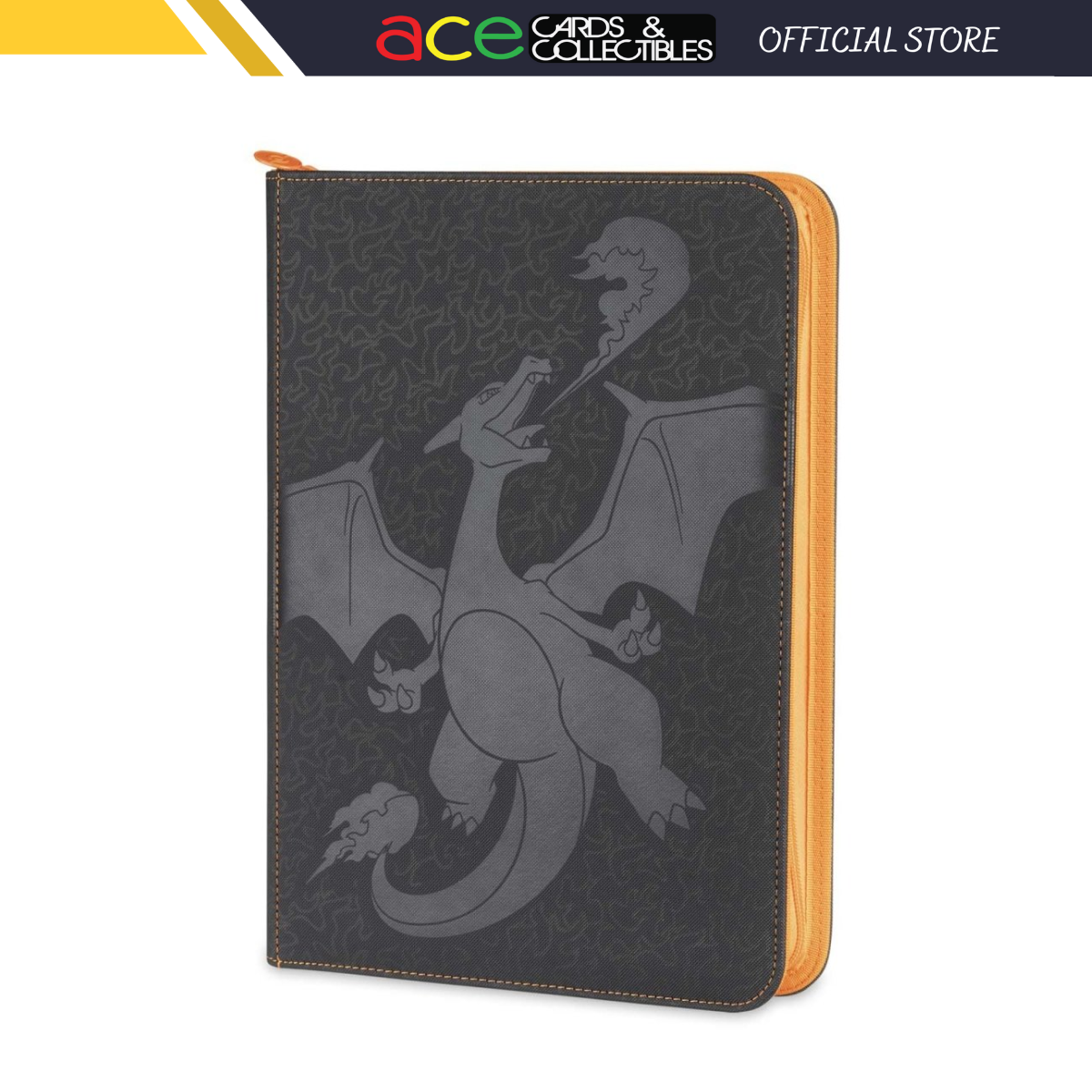 Pokémon TCG: Scorching Charizard Premium Zip Binder-Pokemon Centre-Ace Cards &amp; Collectibles