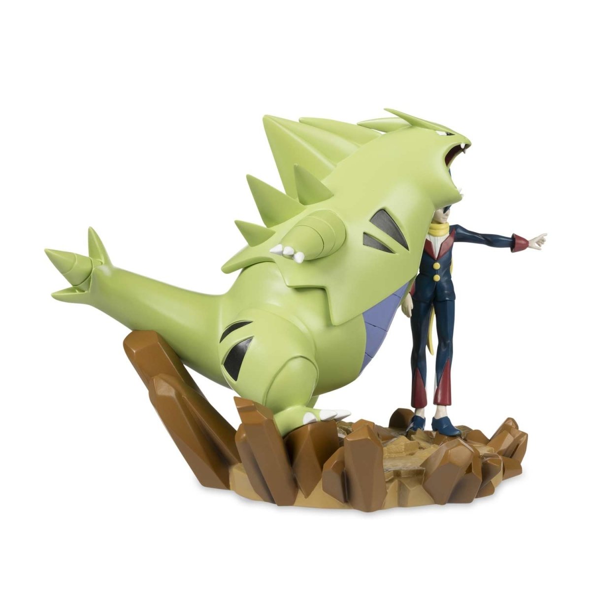 Pokémon Trainers Figure &quot;Grimsley &amp; Tyranitar &quot;-Pokemon Centre-Ace Cards &amp; Collectibles