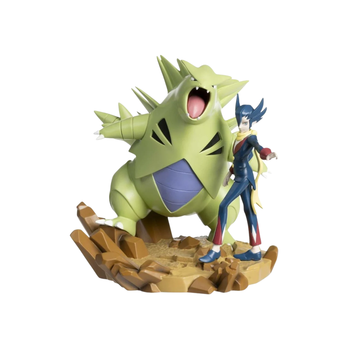 Pokémon Trainers Figure "Grimsley & Tyranitar"-Pokemon Centre-Ace Cards & Collectibles