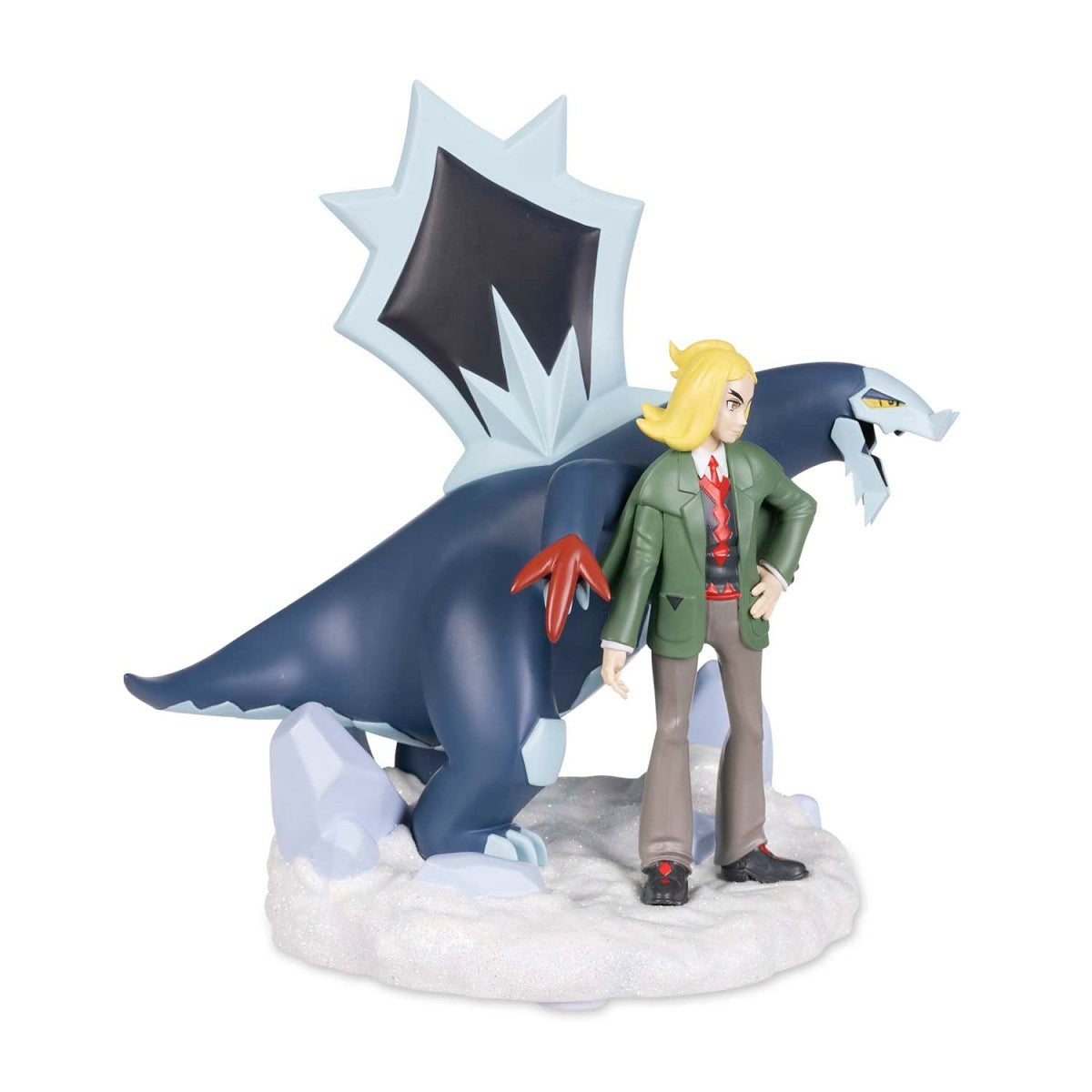 Pokemon Trainers Figure "Hassel & Baxcalibur"-Pokemon Centre-Ace Cards & Collectibles